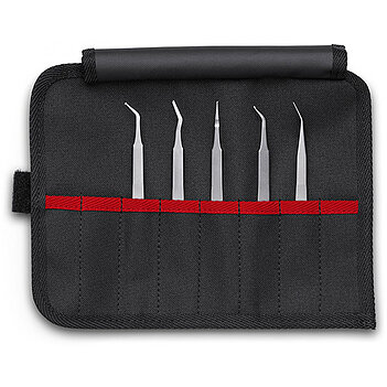 Пінцети в наборі KNIPEX 5 шт. прицезійні (92 00 03) Пінцети в наборі KNIPEX 5 шт. прицезійні (92 00 03)