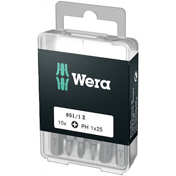 Бита Phillips WERA 851/1 Z 1/4" PH1 10 шт. (05072400001)