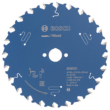 Диск пиляльний по дереву Bosch Expert for Wood 160х1,6x20 мм (2608644016)