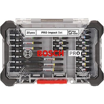 Набор бит ударных Bosch PRO Impact 1/4" 20 шт. (2608521U74)