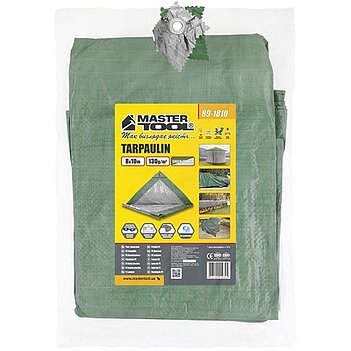 Тент MASTERTOOL двухсторонний 8 х 10 м (89-1810)