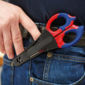 Ножницы электрика KNIPEX 155 мм (95 05 155 SB)