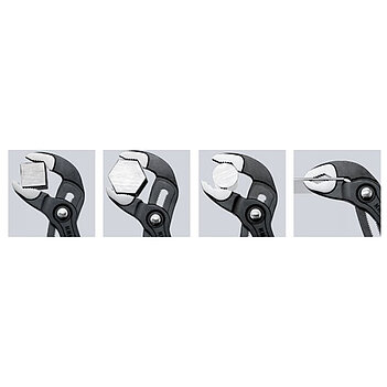 Кліщі переставні KNIPEX Cobra Cr-V 250 мм з кнопковим фіксатором (87 05 250)