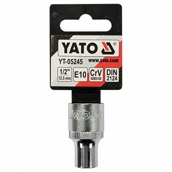 Головка торцевая Star Yato 1/2" E10 (YT-05245)