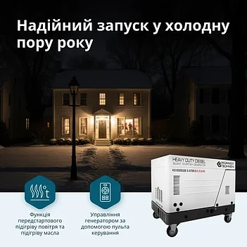 Генератор інверторний дизельний Könner & Söhnen (KS 6500iDE S ATSR)