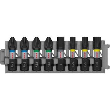 Набор бит ударных Bosch PRO T Impact 1/4" 8 шт. (2608521U62)