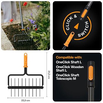 Насадка-аератор Fiskars OneClick (1080688)