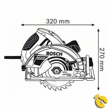 Пила дискова Bosch GKS 65 GCE (0601668900)