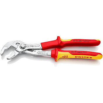 Кліщі переставні KNIPEX Cobra 250 мм з кнопковим фіксатором діелектричні 1000V VDE (7 26 250)