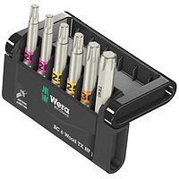 Набір біт WERA Bit-Check 6 Wood TX HF 1 1/4" 6 шт. з фіксувальною функцією (05056470001)