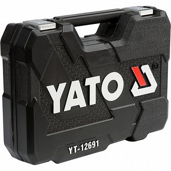 Набор инструмента Yato 1/4'', 1/2'' 82 ед. 6РТ (YT-12691)
