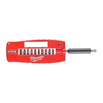 Набор бит ударных Milwaukee Shockwave Крокодил №2 1/4" 12 шт. (4932430910)