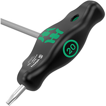 Ключ Torx Г-подібний WERA 467 HF TX20 з фіксувальною функцією (05023373001)