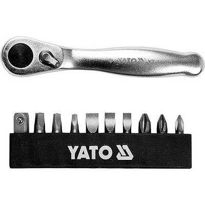 Набір біт Yato 1/4" 11 шт (YT-14390)