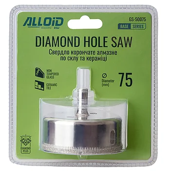Коронка по кераміці Alloid Base 75 мм (GS-50075)