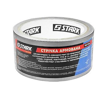 Скотч алюминиевый армированный Stark 48мм x 10м 1шт (542048010)