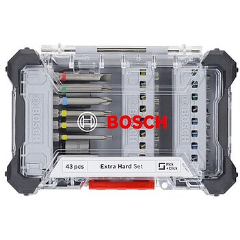 Набор бит Bosch Extra Hard Screwdriver Bit Set 1/4" 43 шт. (2607017723)