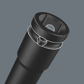 Головка торцева 6-гранна ударна подовжена WERA 8790 C Impaktor Deep 1/2" 19 мм (05004836001)