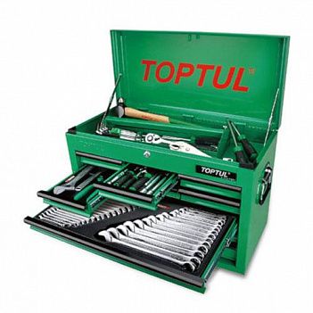 Набор инструмента Toptul 1/4", 3/8" 186ед. 6РТ (GCBZ186A)