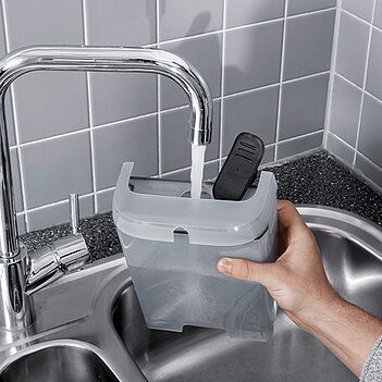 Пылесос аккумуляторный Karcher Puzzi 2/1 Bp (1.101-750.0) - без аккумулятора и зарядного устройства
