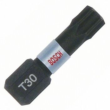 Бита Torx ударная Bosch Impact Control 1/4" T30 25шт (2607002807)