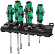 Набір викруток WERA Kraftform Plus Lasertip 334 SK/6 Rack 6 шт. (05007680001)