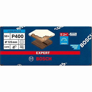 Шліфувальний круг Bosch ExC470 125мм P400 50шт (2608900916)