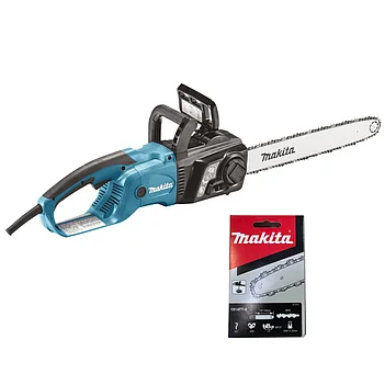 Електропила ланцюгова Makita + ланцюг для пили 14"/35, 3/8", 1.3 мм 52DL (SET-UC3551A-0826)