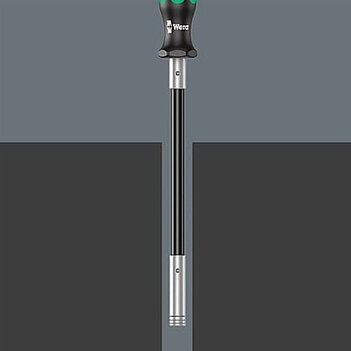 Отвертка-битодержатель гибкая WERA 393 S 1/4" x 89 мм с магнитом (05028161001)