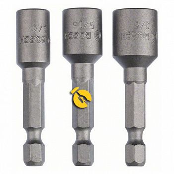 Набор держателей саморезов Bosch 1/4" 3шт. (2608551077)