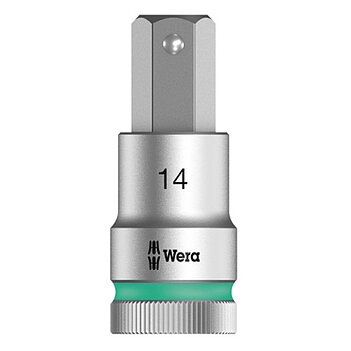 Головка торцевая с битой Hex WERA Zyklop 8740 C HF Cr-V 1/2" 14 мм с фиксирующей функцией (05003827001)