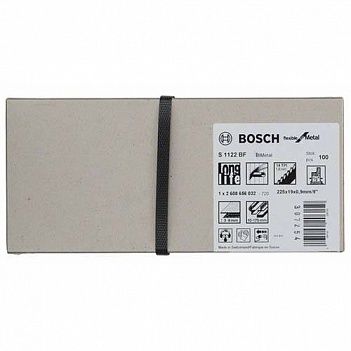 Полотно пильное по металлу Bosch S 1122 BF Flexible for Metal 225мм 100 шт (2608656032)