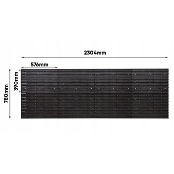 Панель для інструментів Kistenberg 230х78см + 84 контейнери Вариант №70 (1433398125)