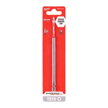 Біта ударна Torx Milwaukee Shockwave Impact Duty 1/4" TX15 1 шт. (4932471572)