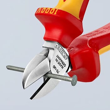 Бокорезы диэлектрические KNIPEX прецизионные 140 мм 1000V (70 06 140)