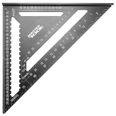 Угольник плотницкий MASTERTOOL SWANSON 300мм (30-3519)