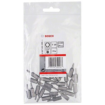 Біта Torx Bosch 1/4" T10 Extra-Hart 25 шт. (2607002494)