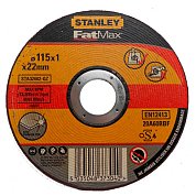 Круг отрезной по металлу  Stanley Flat 115x1,0х22 мм (STA32602)