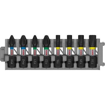 Набор бит ударных Bosch PRO Impact 1/4" 8 шт. (2608521U61)