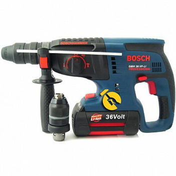 Перфоратор аккумуляторный Bosch GBH 36 VF-Li Professional (0611901R0B)