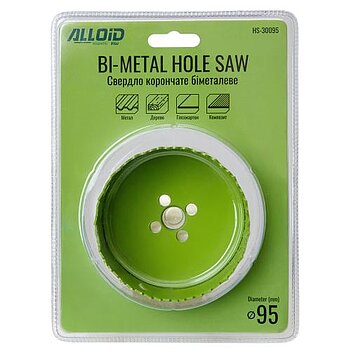 Коронка универсальная Alloid Bi-Metal 95 мм (HS-30095)