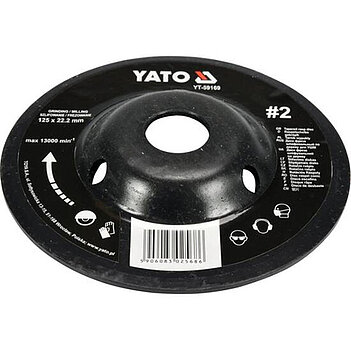 Диск-фреза шлифовальный Yato 125 х 22,2 мм 2 (YT-59169)