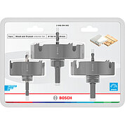 Набор коронок по дереву Bosch Wood and Drywall 3 шт. (2608594503)