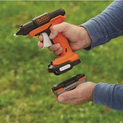 Клейовий пістолет акумуляторний Black&Decker (BDCGG12N) - без акумулятора та зарядного пристрою