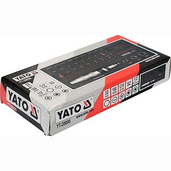 Викрутка ударна з набором біт Yato 32 шт. (YT-28000)