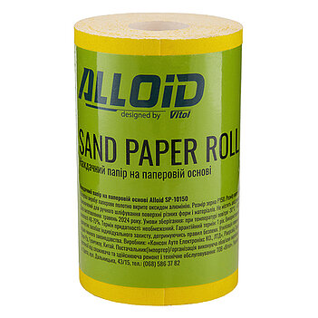 Наждачная бумага Alloid P150 115мм х 10м (SP-10150)