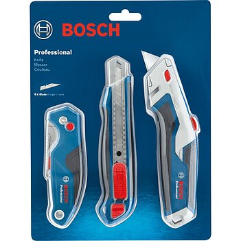 Набор ножей для отделочных работ Bosch 3 шт. (1600A027M4)