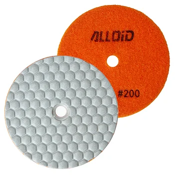 Диск полірувальний по бетону і граніту Alloid Pro HEXAGON 100 мм (DD-63388)