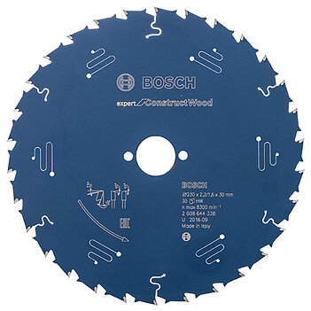 Диск пильный по дереву Bosch Expert for Construct Wood 230x30х1,6мм (2608644338)