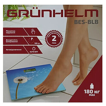 Весы напольные Grunhelm BES-BLB (83824)